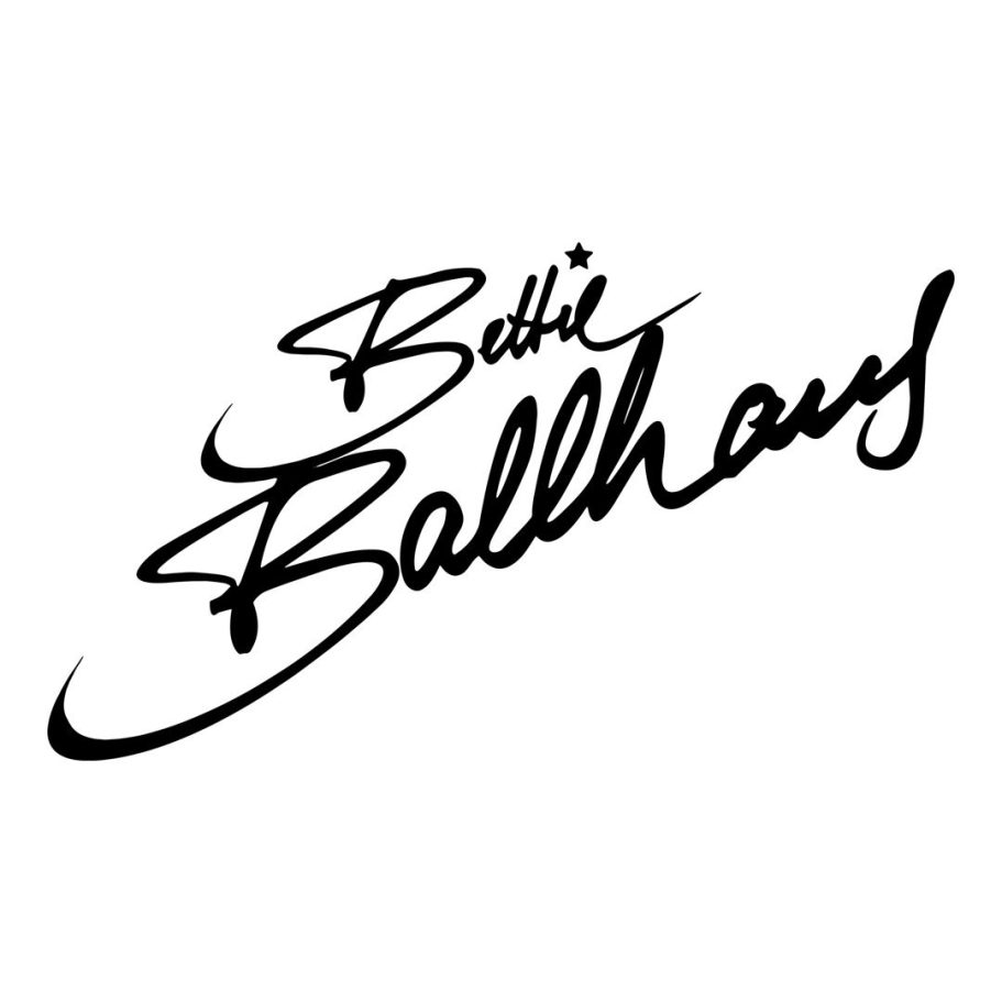 Unterschrift von Bettie Ballhaus in eleganter, geschwungener Schrift. Unterschrift von Bettie Ballhaus in eleganter, geschwungener Schrift.